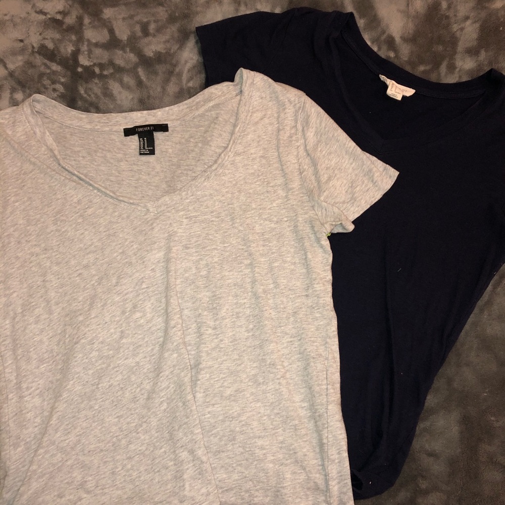 Two V-Neck T Shirts (free w/ any purchase)